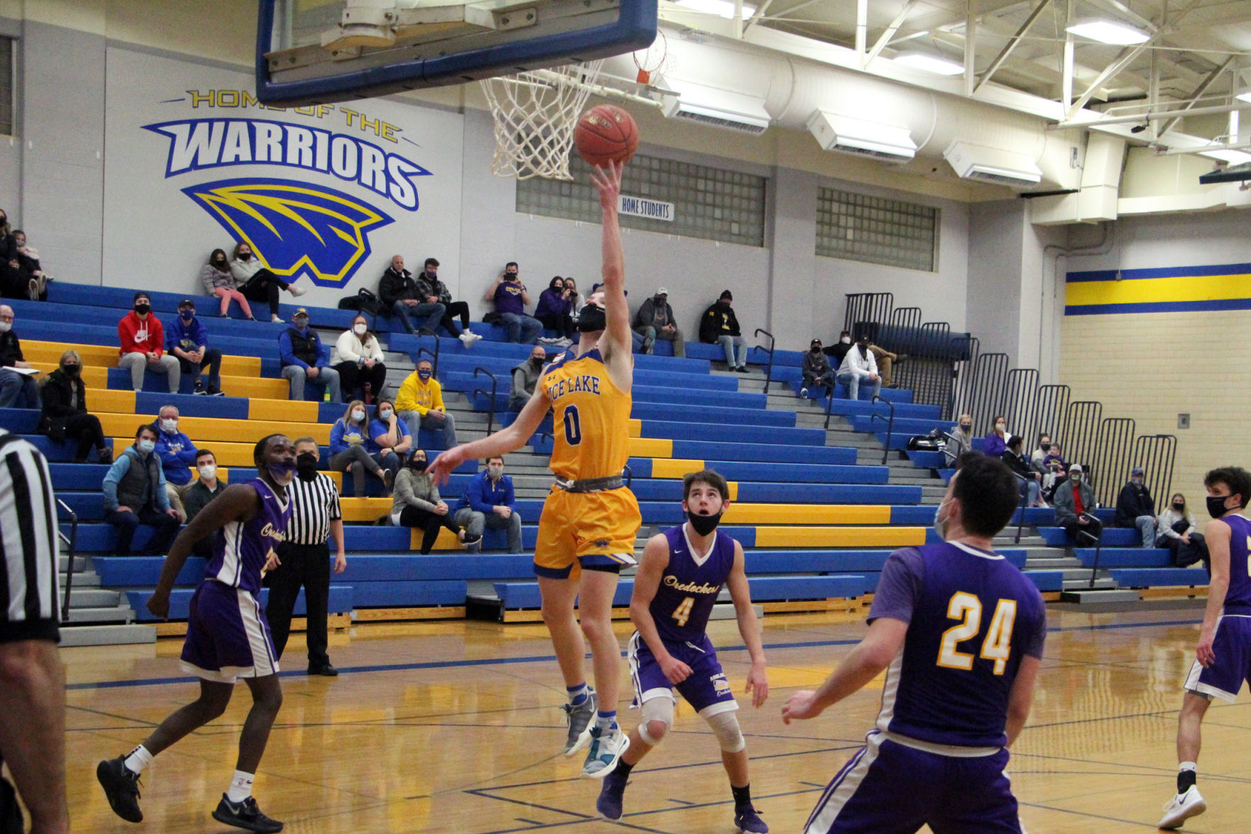 Rice Lake boys basketball vs. Ashland 12-30-20